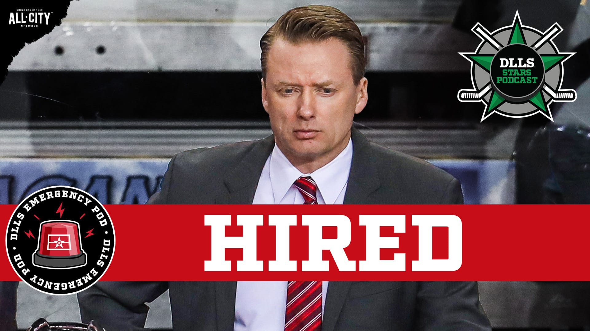 DLLS Dallas stars emergency pod - breaking coach Glen Gulutzan
