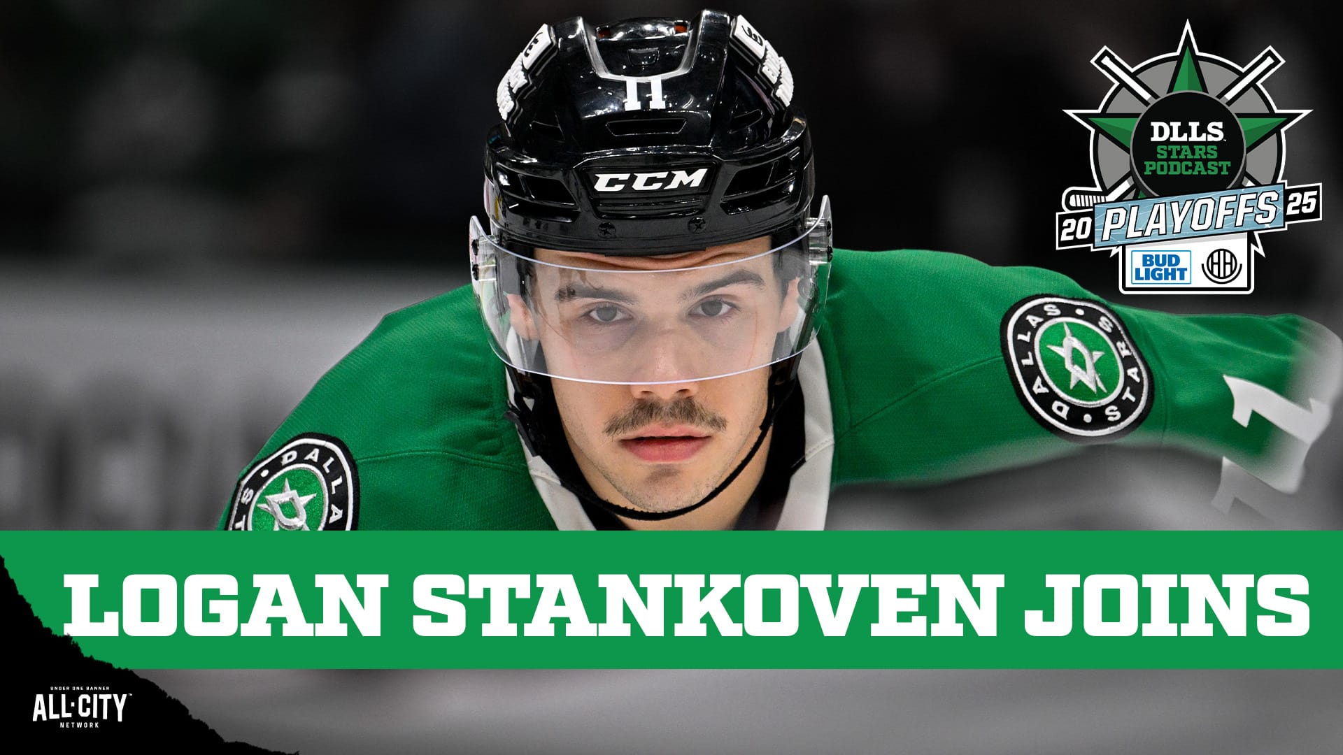 DLLS Dallas Stars podcast - Logan Stankoven