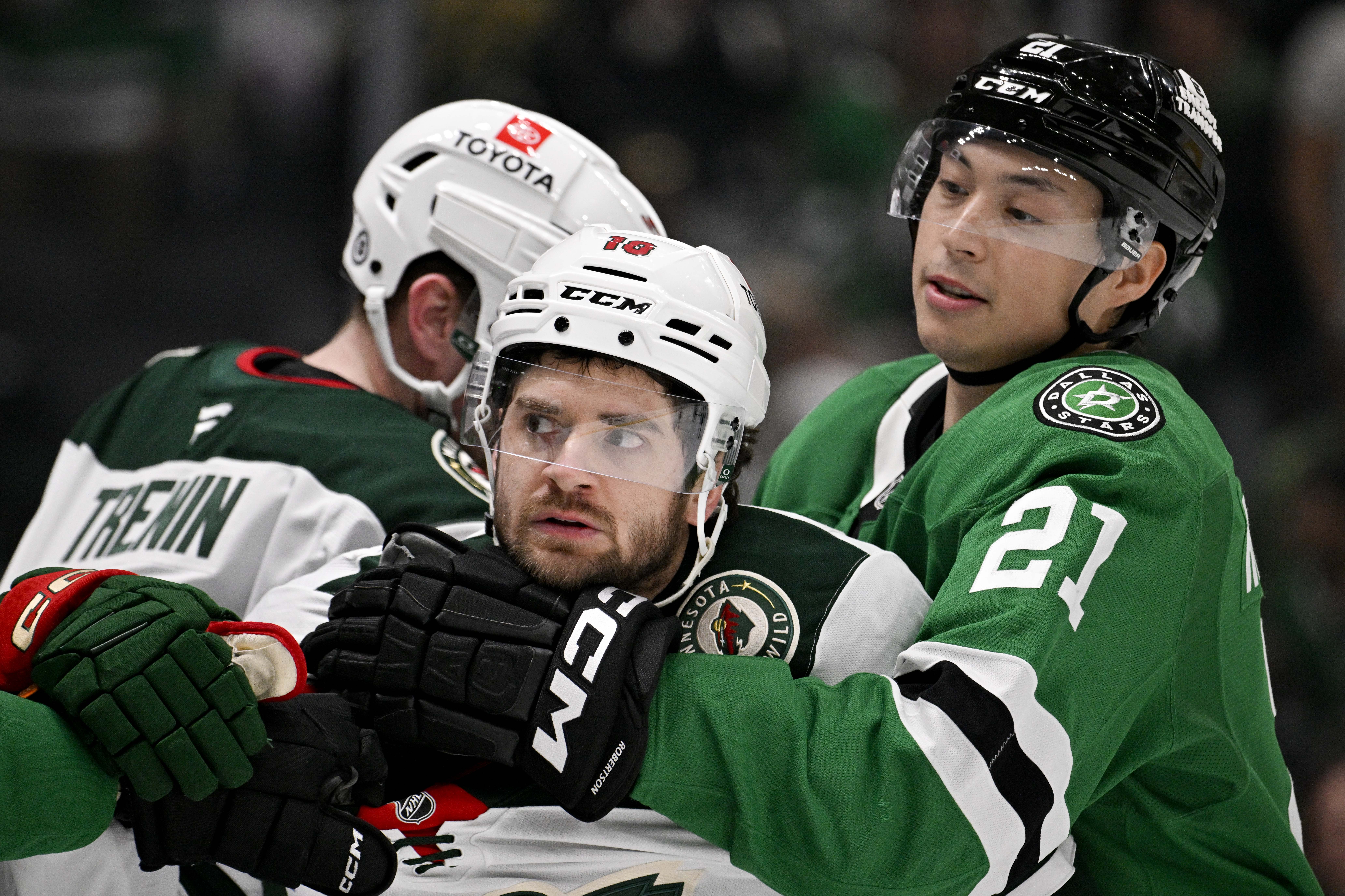 DLLS Dallas Stars - Jason Robertson, Mason Marchment, Matt Duchene, coach