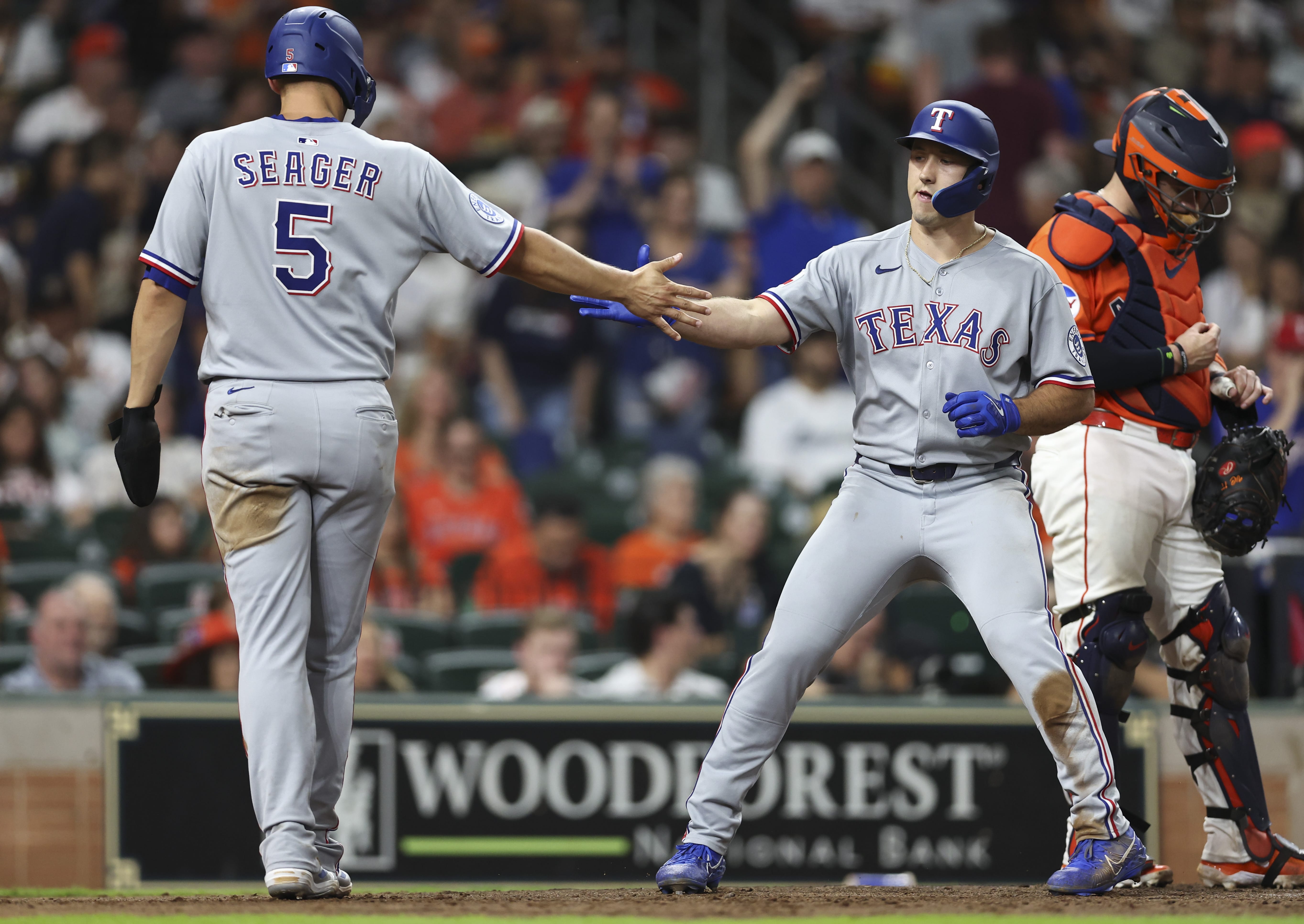 Texas Rangers Wyatt Langford Corey Seager